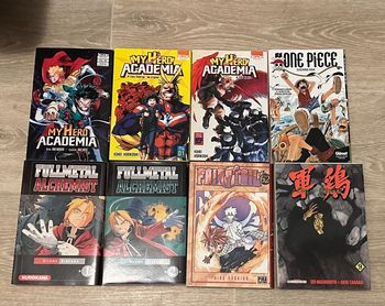 One piece, Fairy tail, Fullmetal alchemist