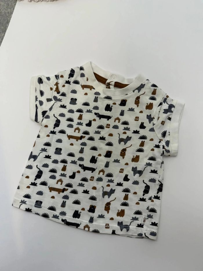 T-shirt bébé garçon Obaibi 3 mois - photo numéro 2