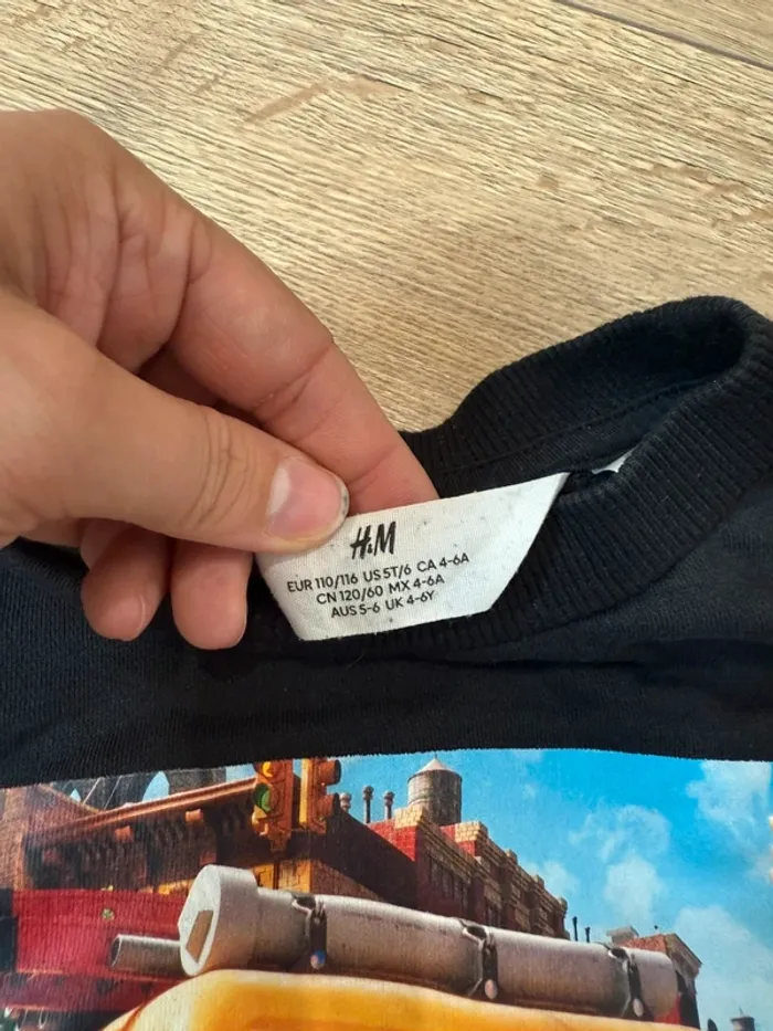 Sweat Mario Bros garçon - H&M taille 110/116 cm - photo numéro 3