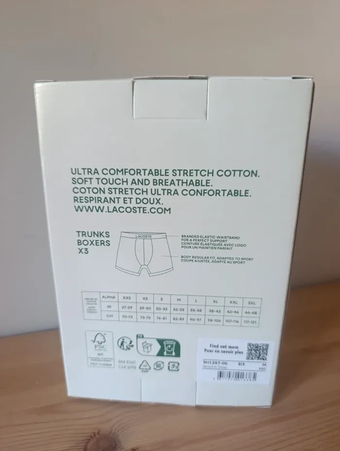 Lot 3 Boxers homme Lacoste - photo numéro 3