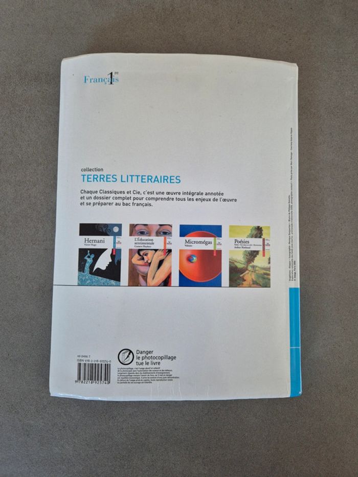 Livre de français classe 1ere - photo numéro 3