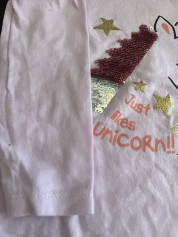 👚Lot  T-shirts fille - 4 ans - état satisfaisant - toutes marques - photo numéro 7