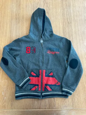 Sweat zippé capuche