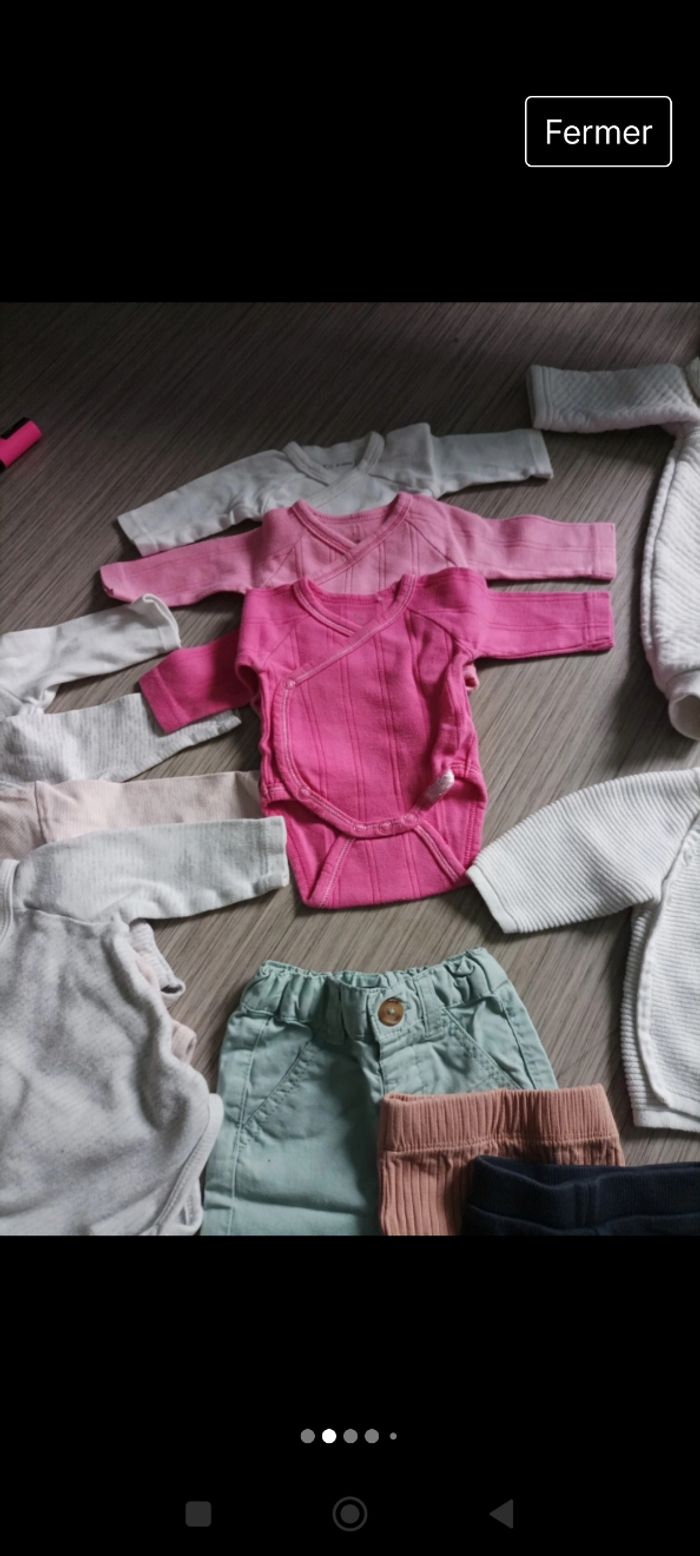 Vêtements 0/1m fille - photo numéro 2