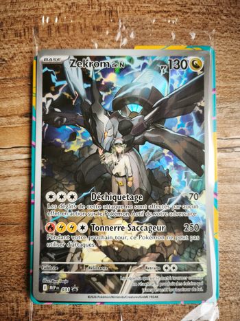 Carte pokémon Zekrom de N mep 031 promo héros transcendants