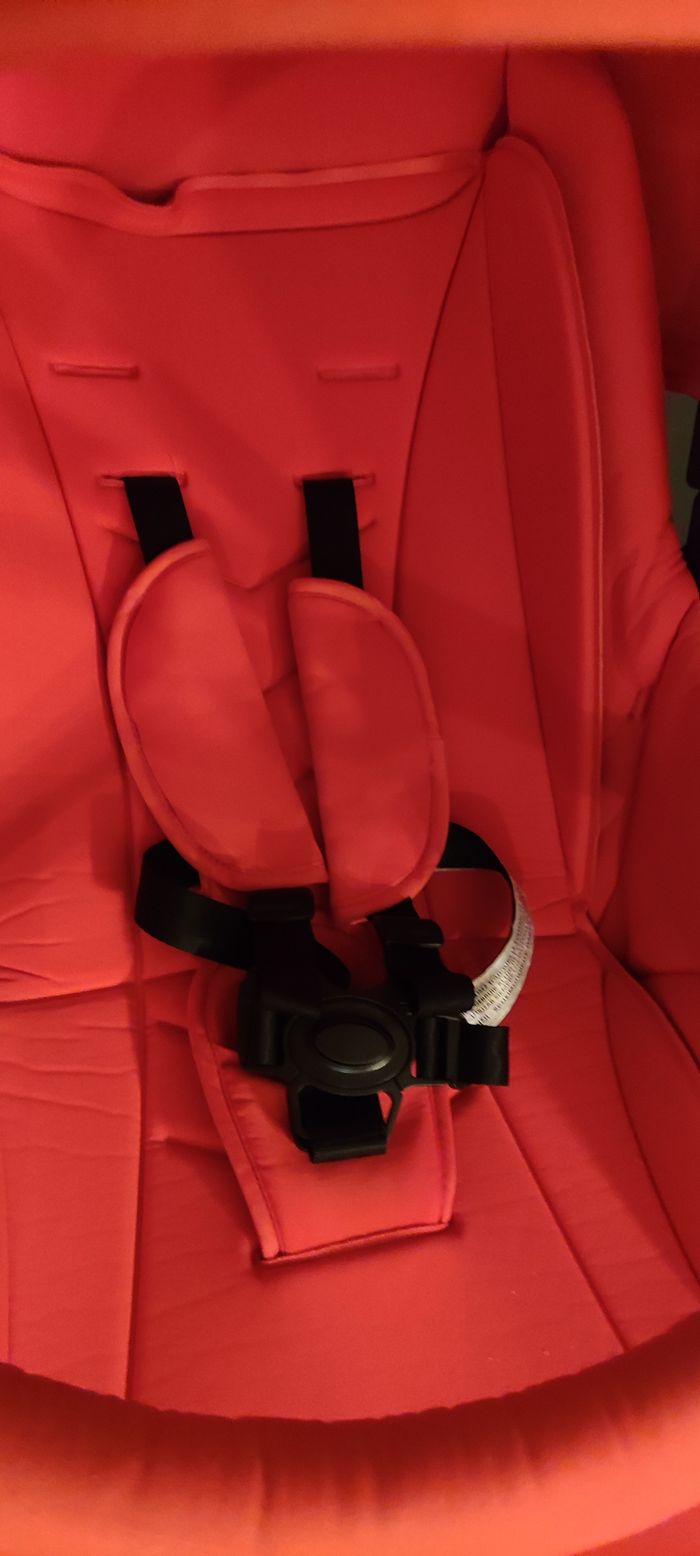 Poussette réversible 1er âge Prémaman Orchestra rouge - photo numéro 7