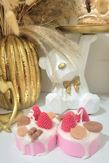 Bougie parfumé gourmande forme gâteaux