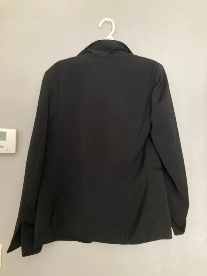 Veste blazer noire – marque Yugane – taille 38 - photo numéro 8