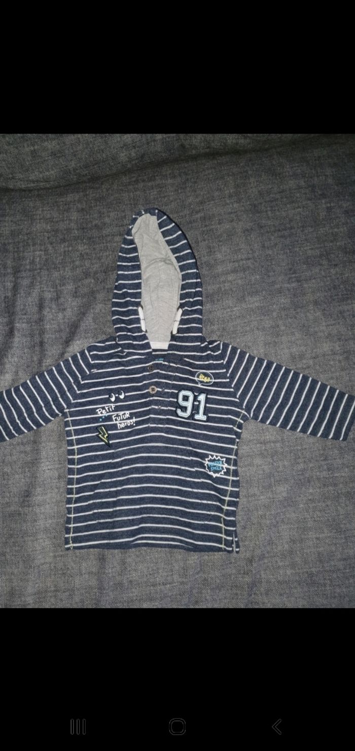 Sweat capuche 3 mois