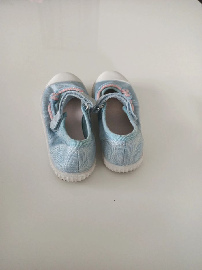 Eram sandale bleu et rose 28 - photo numéro 3