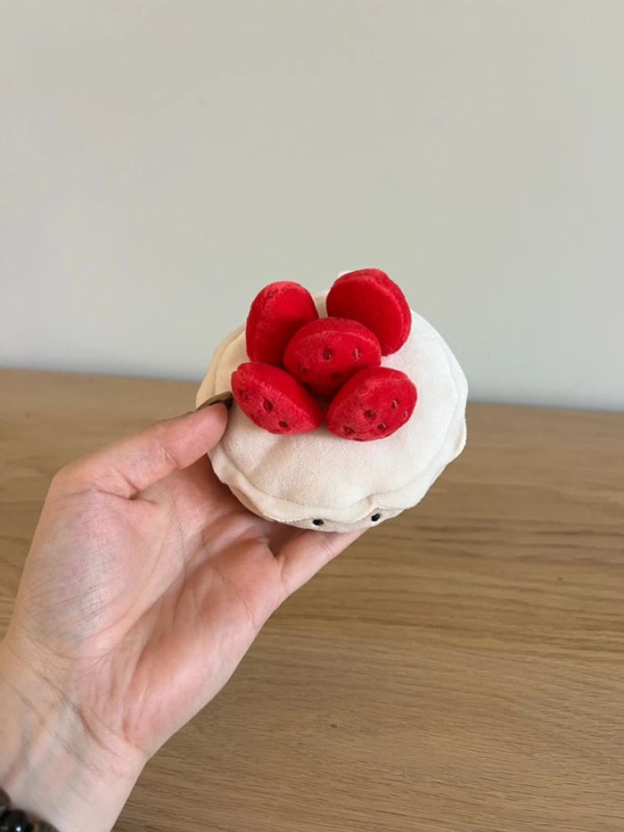 Peluche Jellycat tarte aux fraises - photo numéro 3