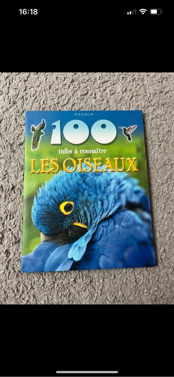 Livre sur les oiseaux