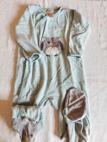 Pyjama velour H&M 3 ans