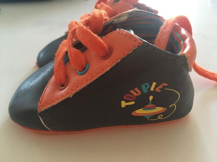 Chaussure grise bébé orchestra taille 17 - photo numéro 2