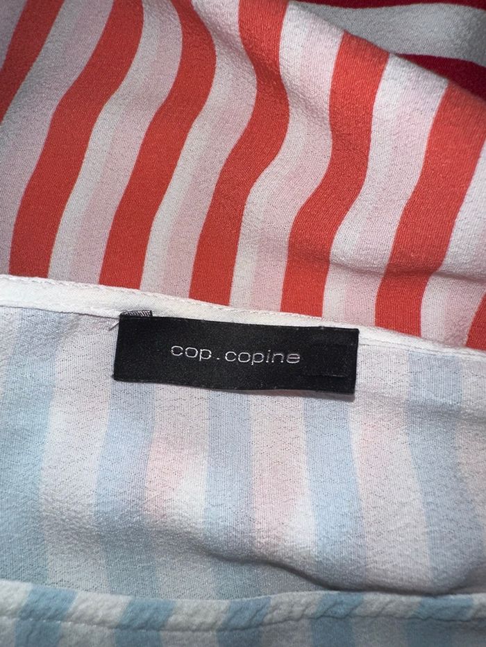 Blouse à rayures multicolore Cop Copine T38 M - photo numéro 6