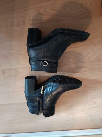 Boots talon 7 cm noir bocage 40