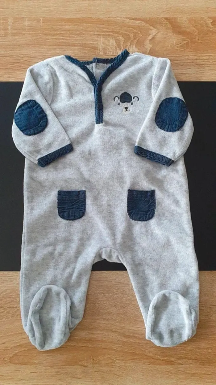 Lot de 4 pyjamas hiver 3 mois - 62 cm - photo numéro 5