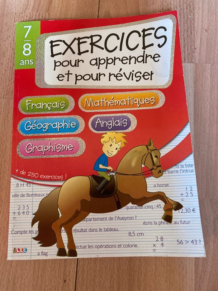 Livre exercices 7-8 ans