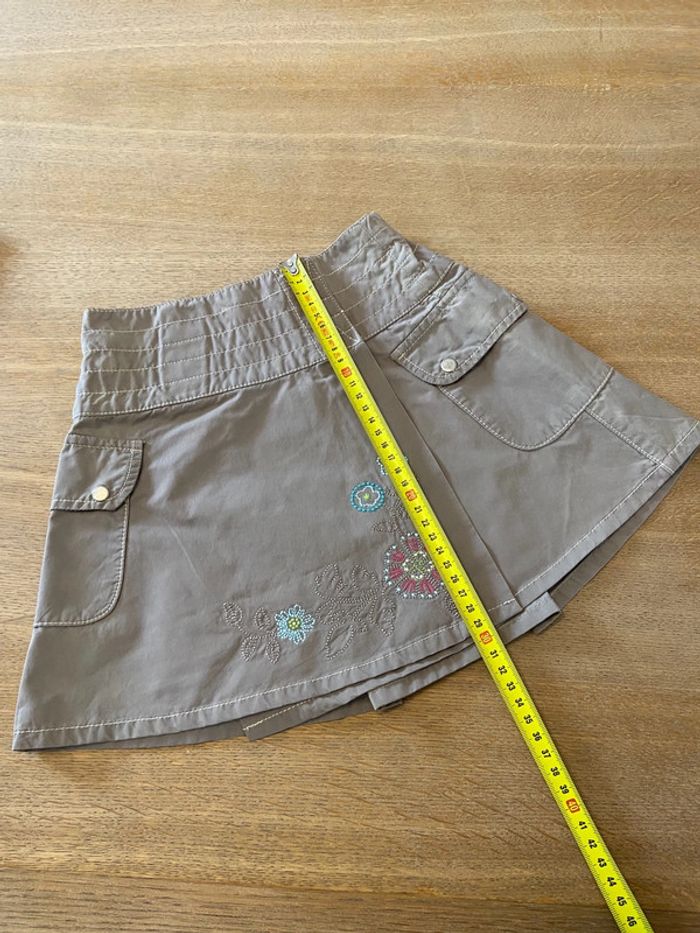 Ensemble jupe et top Catimini turquoise et taupe taille six ans - photo numéro 16