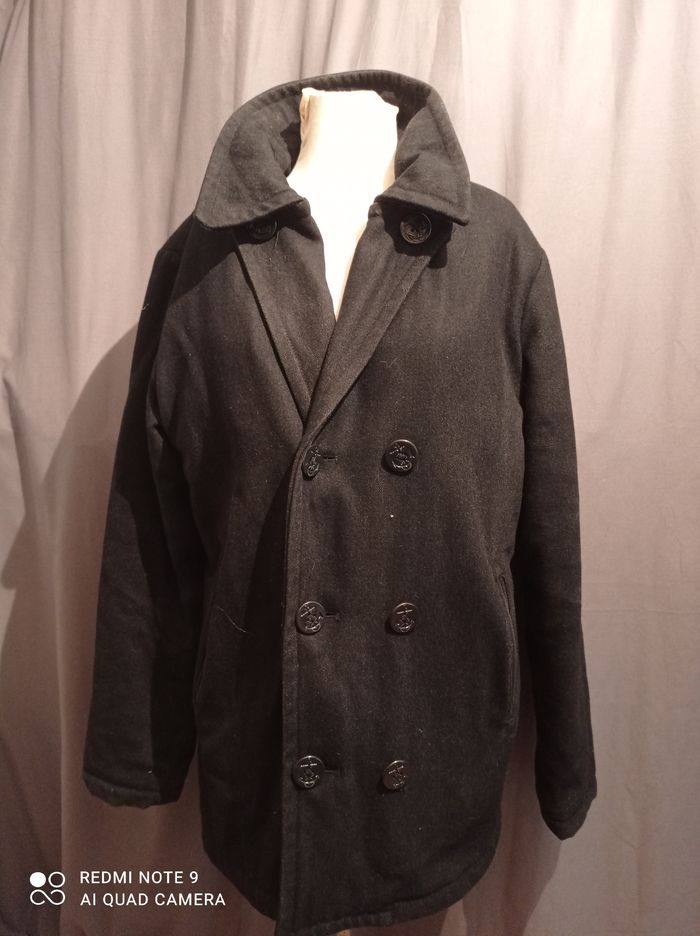 manteau noir de Crossby style caban 44 réf 978 P