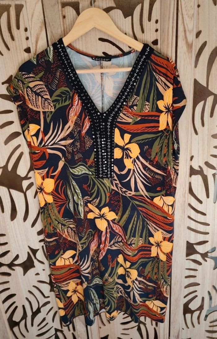 Robe imprimée tropical T 48 Kocoon - photo numéro 15