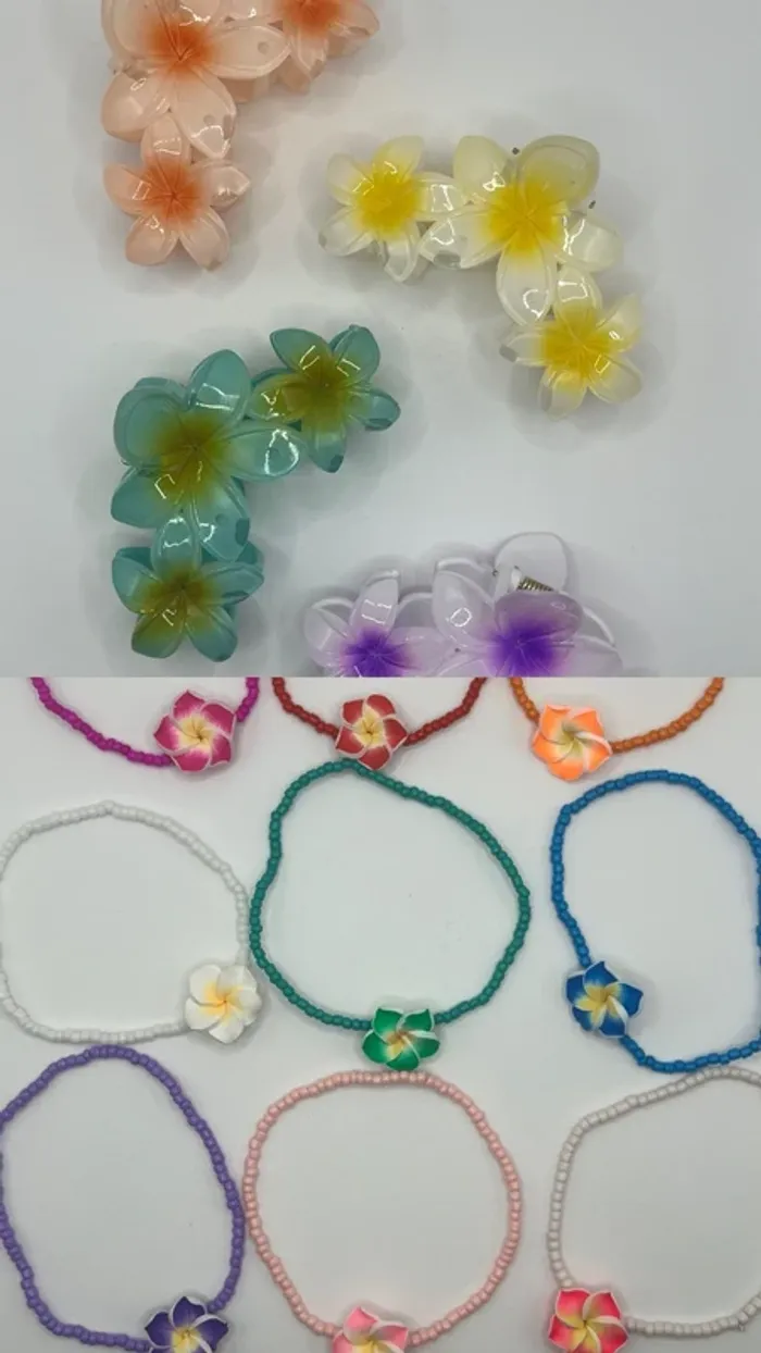 Lots de pinces et bracelet de cheville 🌸