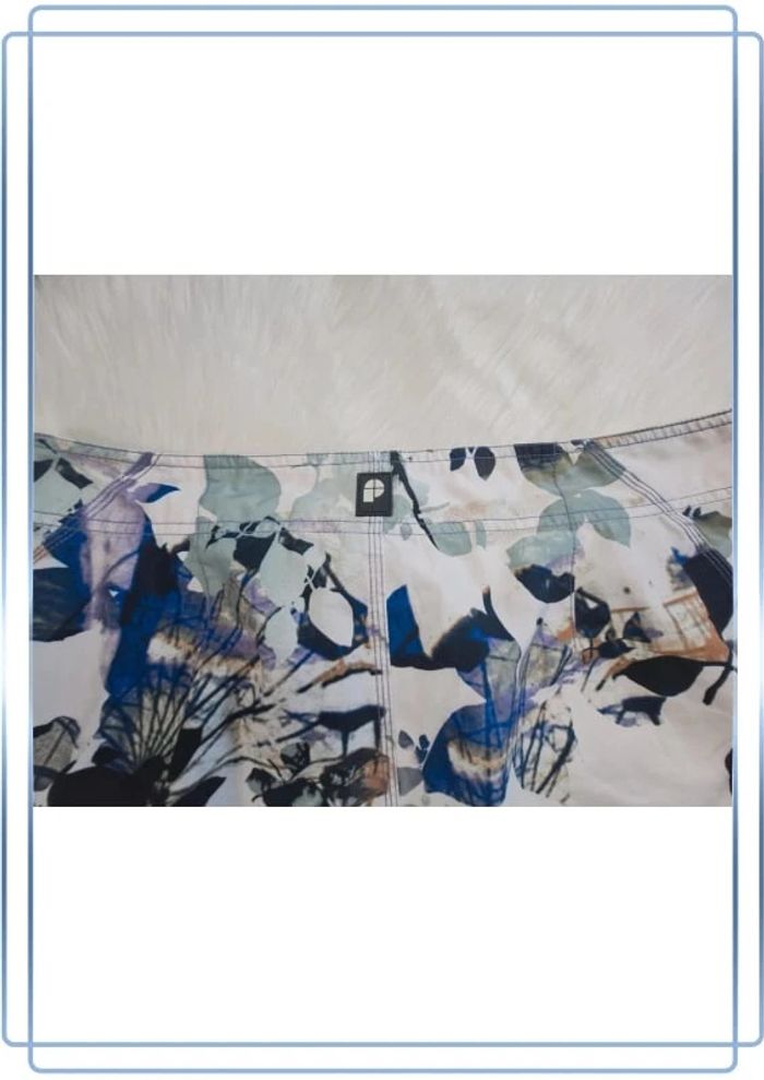 Boardshort Protest Homme – Taille L – Motif Floral Bleu - (599) - photo numéro 6