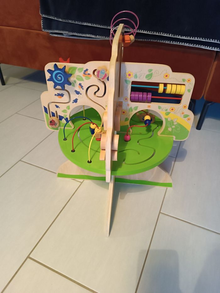 Table d activités arbre en bois - photo numéro 3