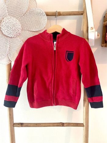 Gilet rouge okaidi 5 ans
