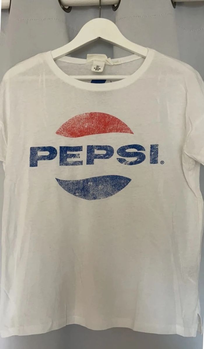t shirt blanc pepsi - photo numéro 2