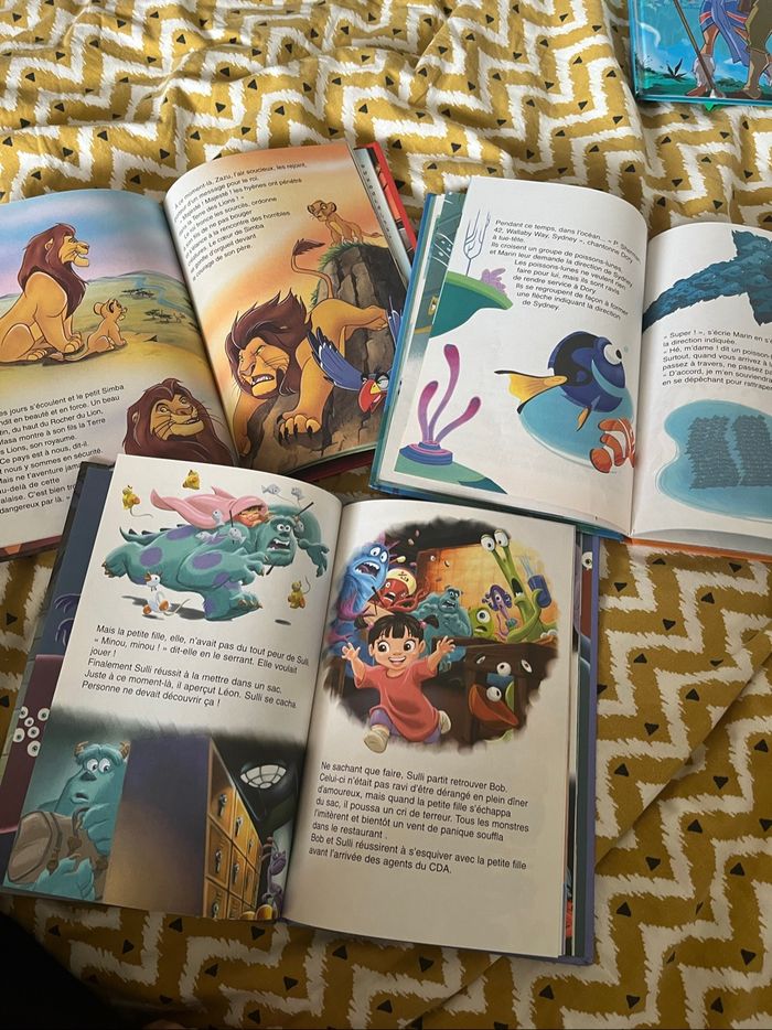 Lot de 6 livres club Mickey Disney, nemo le roi lion - photo numéro 4