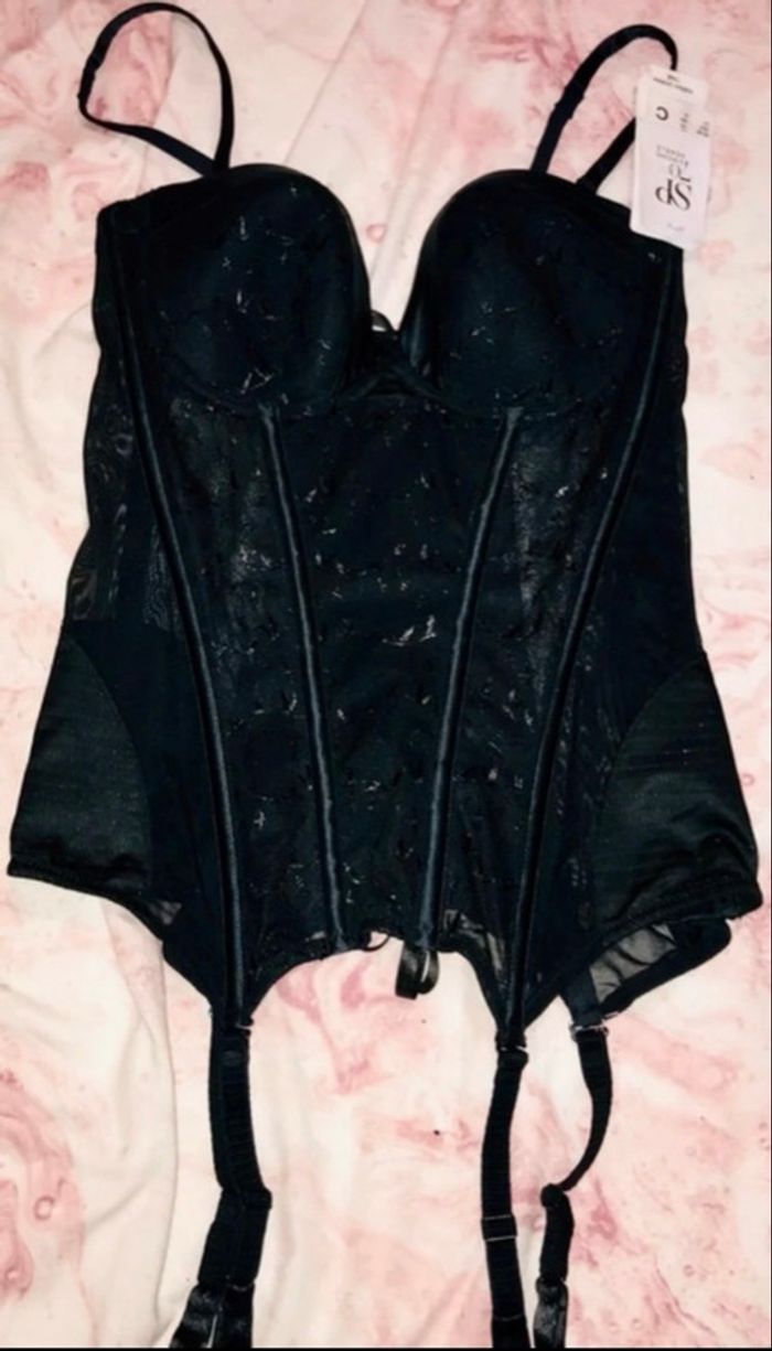 Guêpière noir Simone perele 90c - photo numéro 2