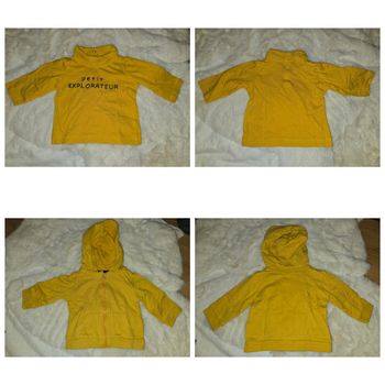 Lot t-shirt + gilet bébé
