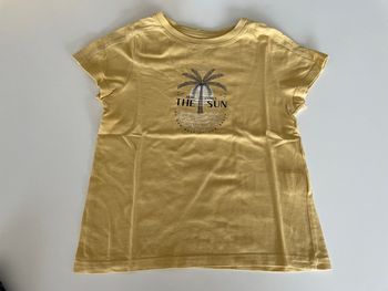 T-shirt jaune 4 ans garçon 