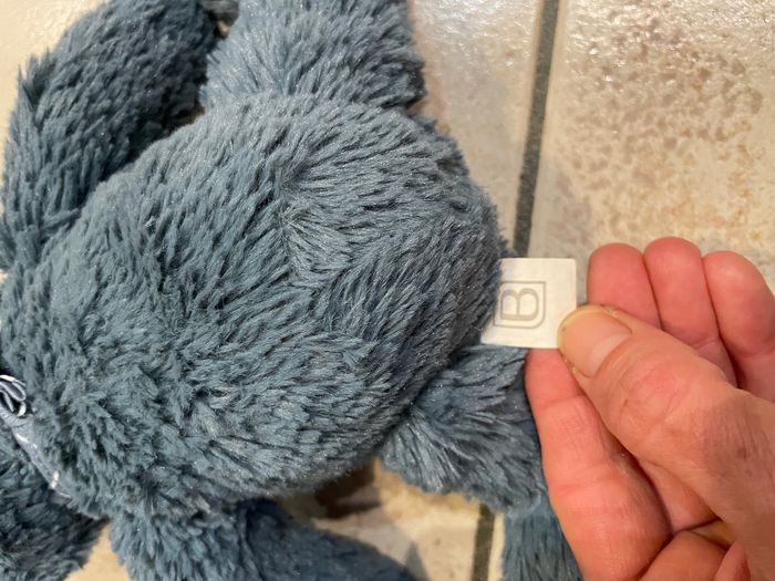Peluche ours bleu (Primatis B) - photo numéro 3