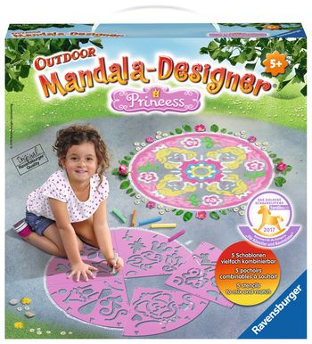 RAVENSBURGER MANDALA DESIGNER PRINCESSE POCHOIR D'EXTERIEUR