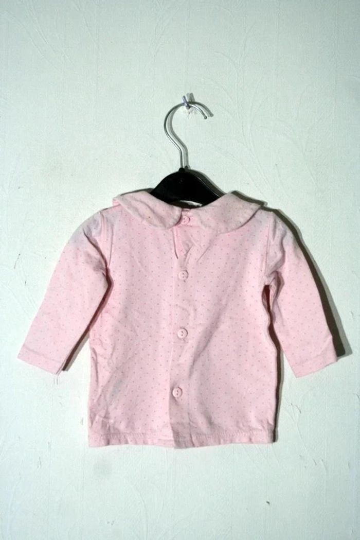 Polo rose clair à pois In Extenso 3m - photo numéro 3