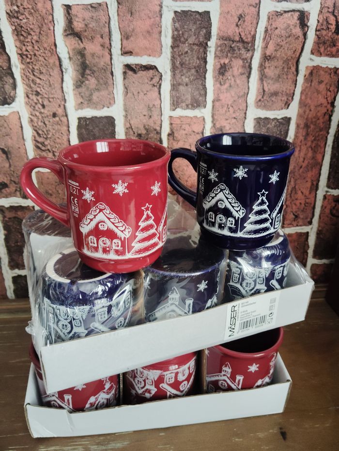 Lot de 12 mugs de Noël - photo numéro 2