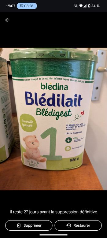Bledigest lait épaissi  1er âge