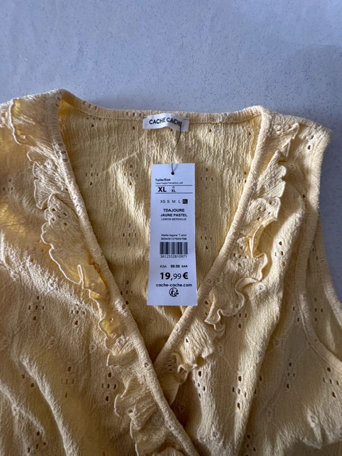 Blouse jaune - photo numéro 3