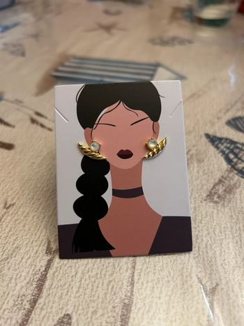 Boucles d’oreilles perles nacré