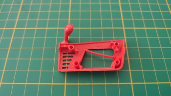 Intérieur porte gauche rétroviseur pièce détachée miniature Burago Bburago Ferrari F40 1/18 1/18e 1/