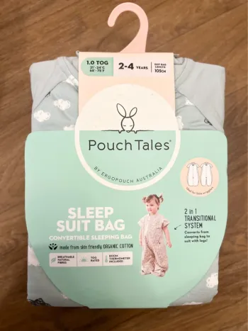 (New) sleep suit bag 1.0 tog 2-4Y