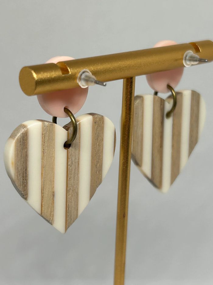 Boucles d'oreilles - Aux coeurs tendres - photo numéro 3