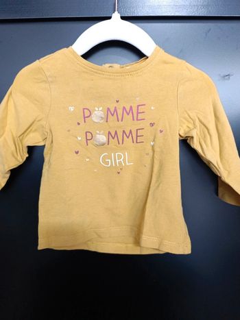 Tee shirt manches longues 6M