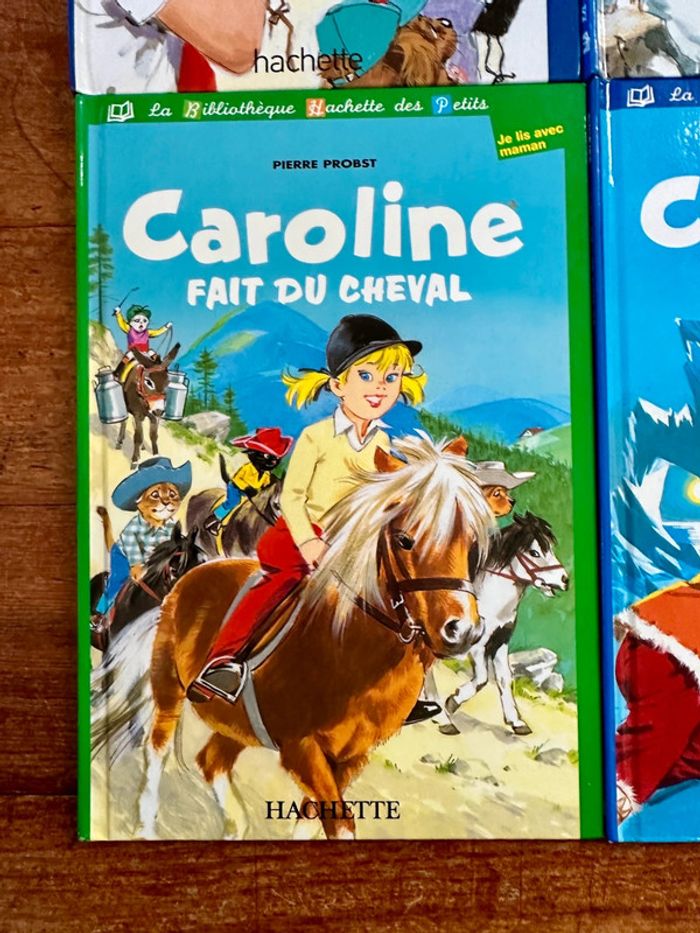 Lot de 4 livres bd albums Caroline bleu vert Pierre Probst collection - photo numéro 4