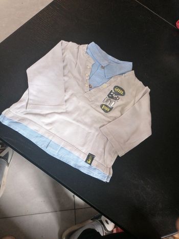 Polo manches longues 6 mois in extenso