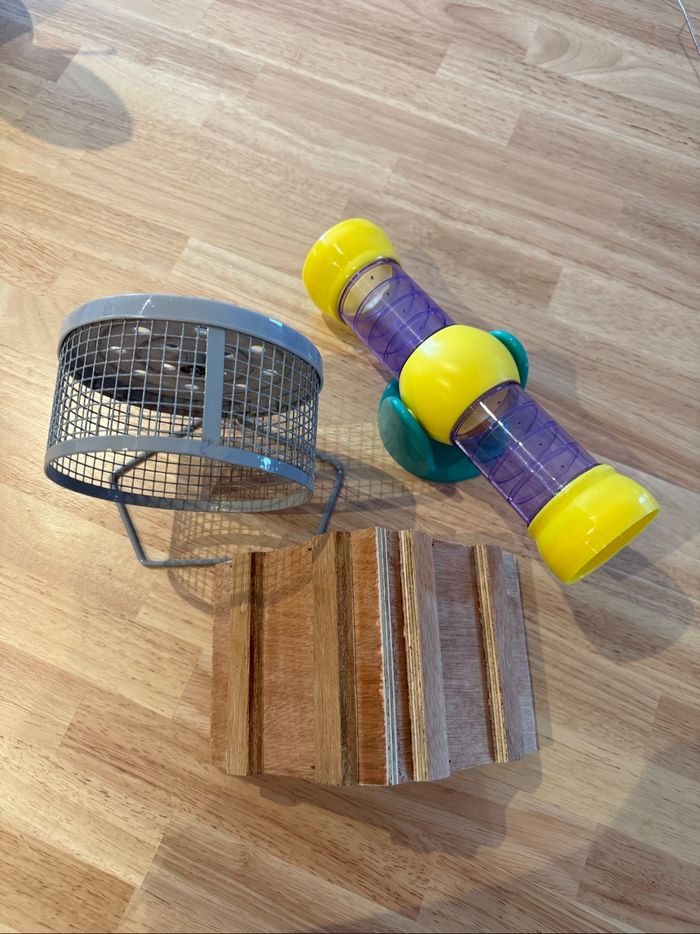 Lot de 3 accessoires pour cage à hamster - photo numéro 2
