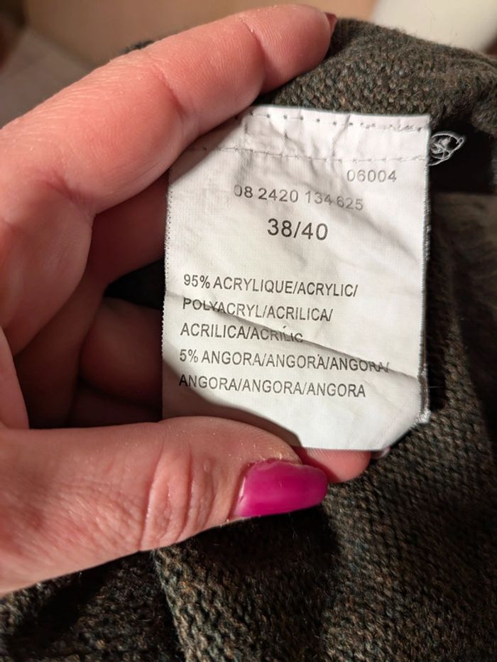 Pull sweat vert kaki spot 38/40 - photo numéro 5