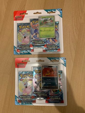 Pokémon lot de 2 tripack EV9 aventure ensemble